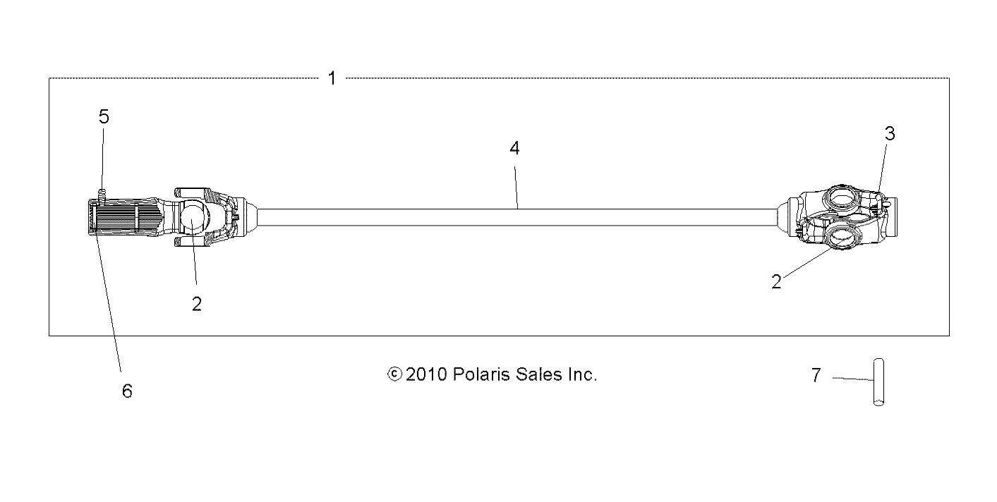 Part Number : 1332358 PROP SHAFT