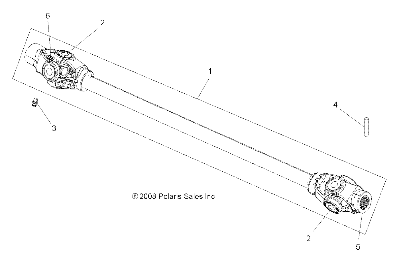 Part Number : 1332430 PROP SHAFT ASSEMBLY  FRONT