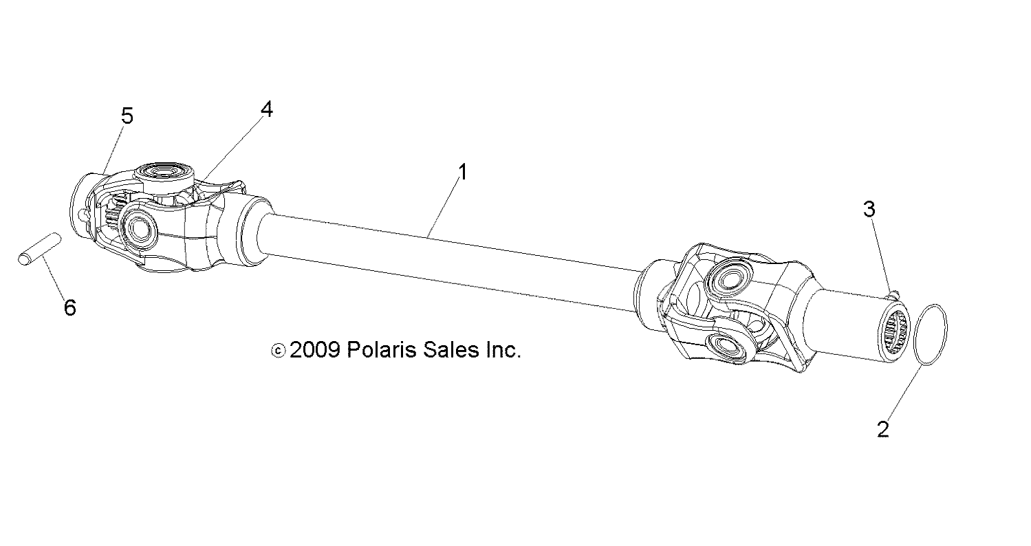 Part Number : 1332769 PROPSHAFT ASSEMBLY  FRONT