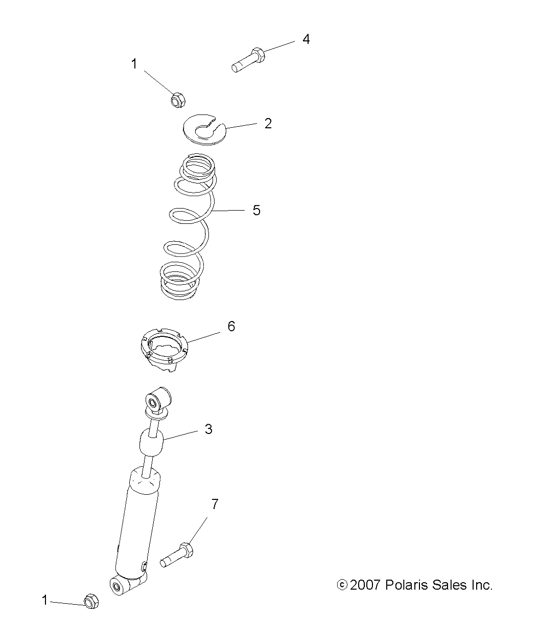 Foto diagrama Polaris que contem a peça 5630551