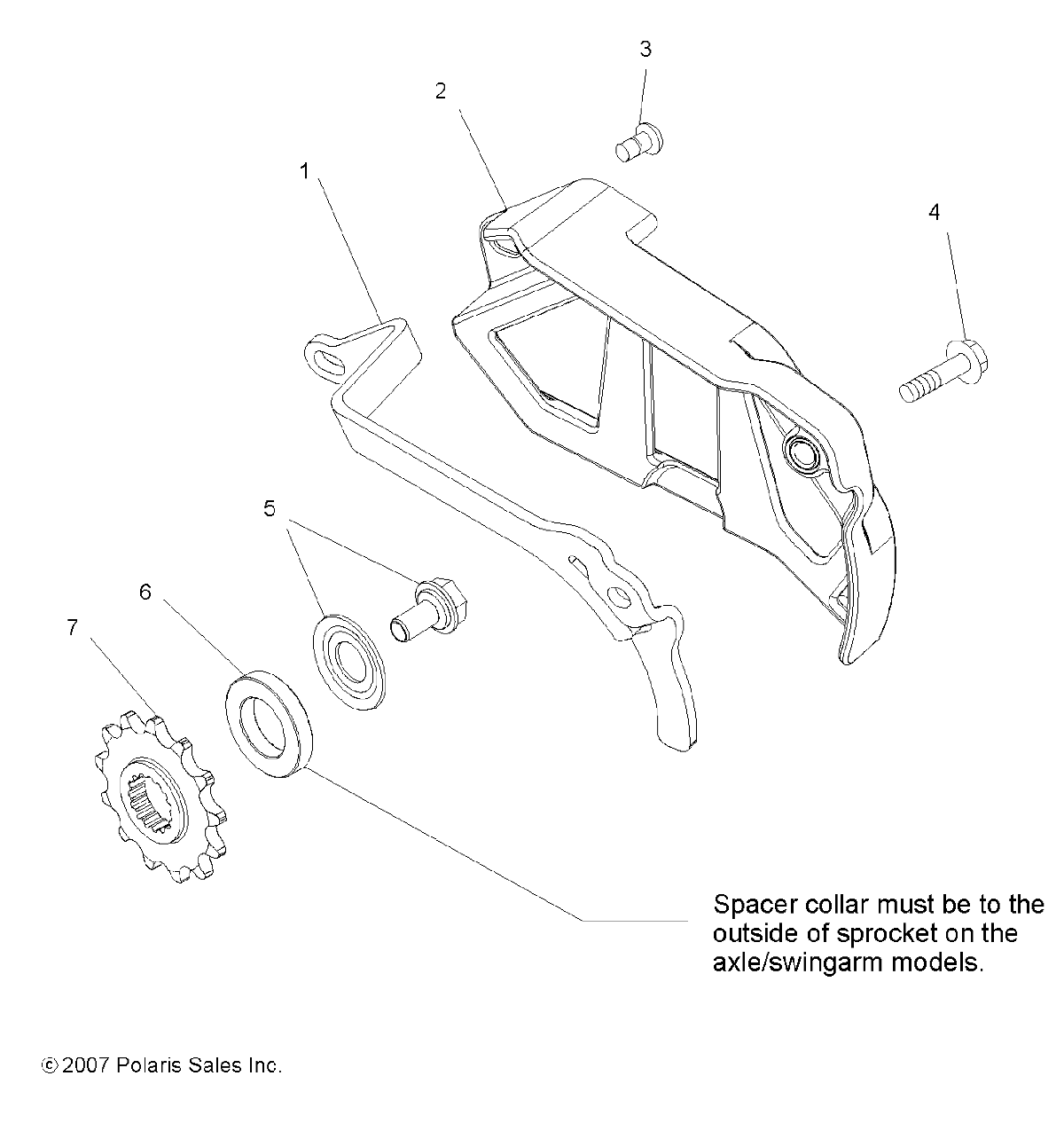 Foto diagrama Polaris que contem a peça 5251362-329