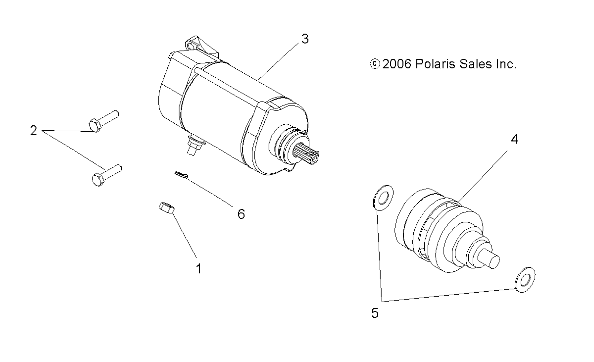 Foto diagrama Polaris que contem a peça 4011585