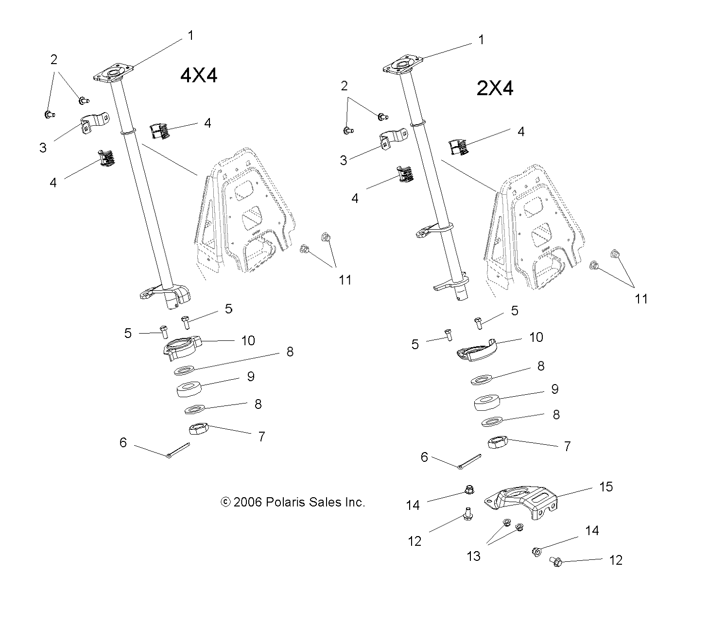 Foto diagrama Polaris que contem a peça 3514352