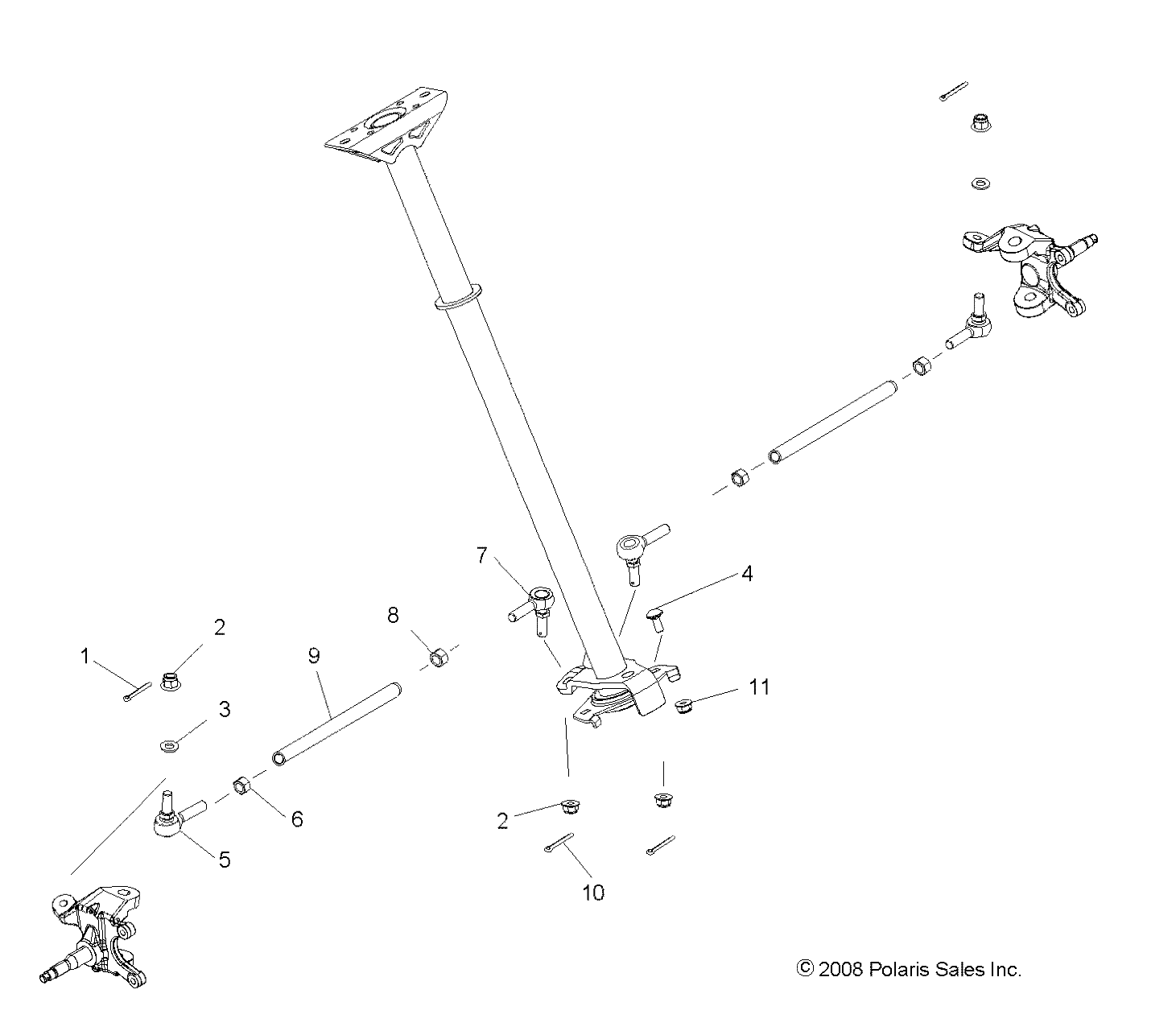 Foto diagrama Polaris que contem a peça 7547389