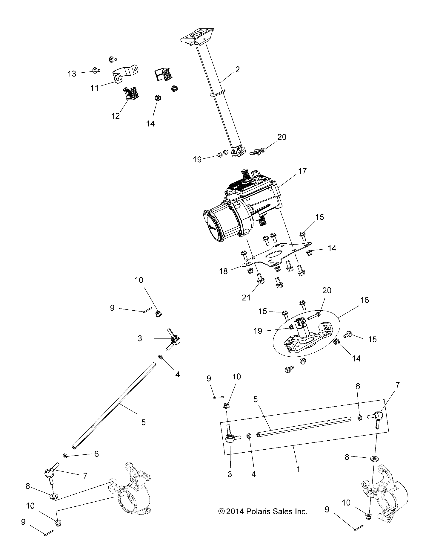 Foto diagrama Polaris que contem a peça 5259997