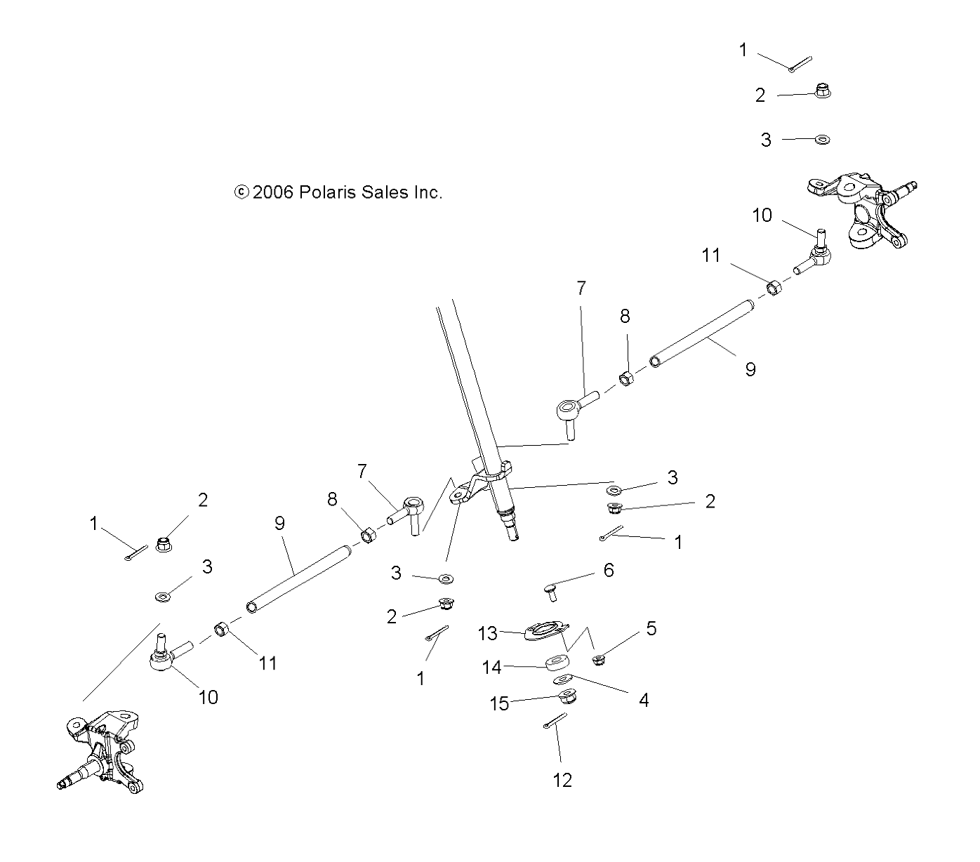 Foto diagrama Polaris que contem a peça 7547065