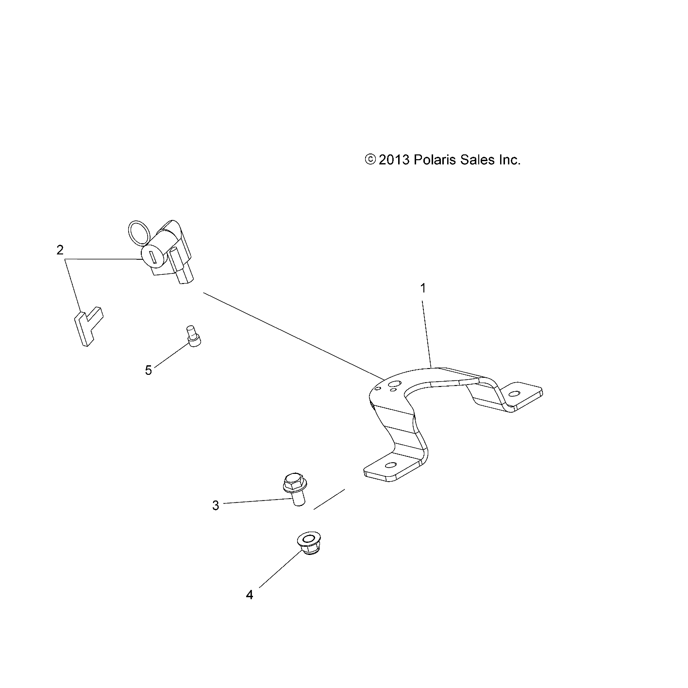 Foto diagrama Polaris que contem a peça 7520360