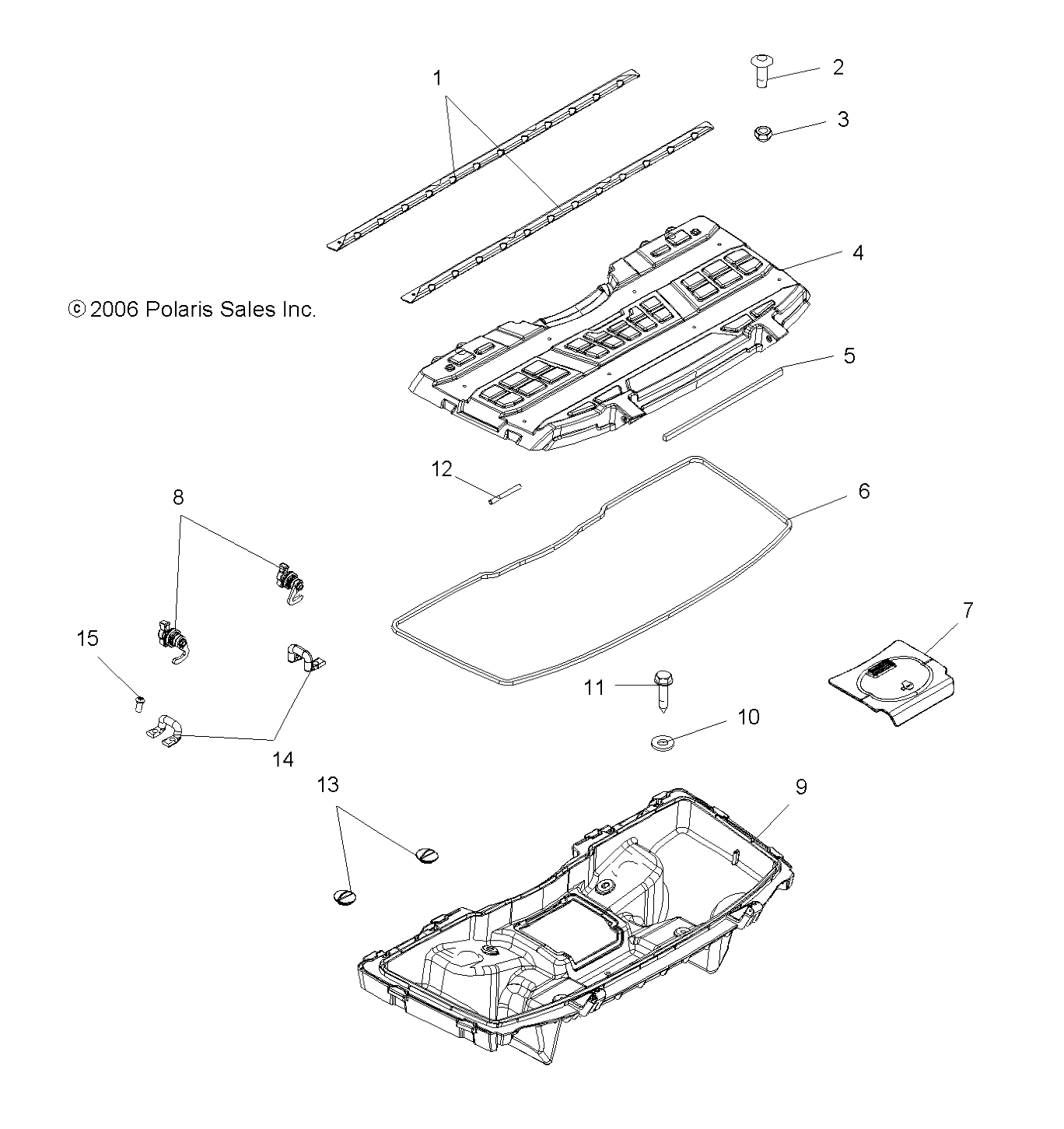 Part Number : 2203484 FRONT LOWER BOX ASSEMBLY KIT