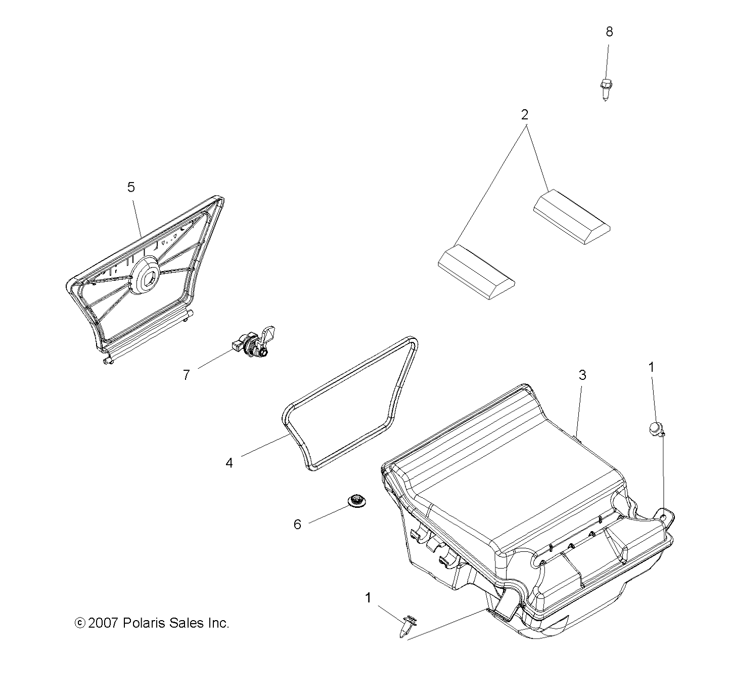 Part Number : 1203654 ASM-BOX REAR SUB