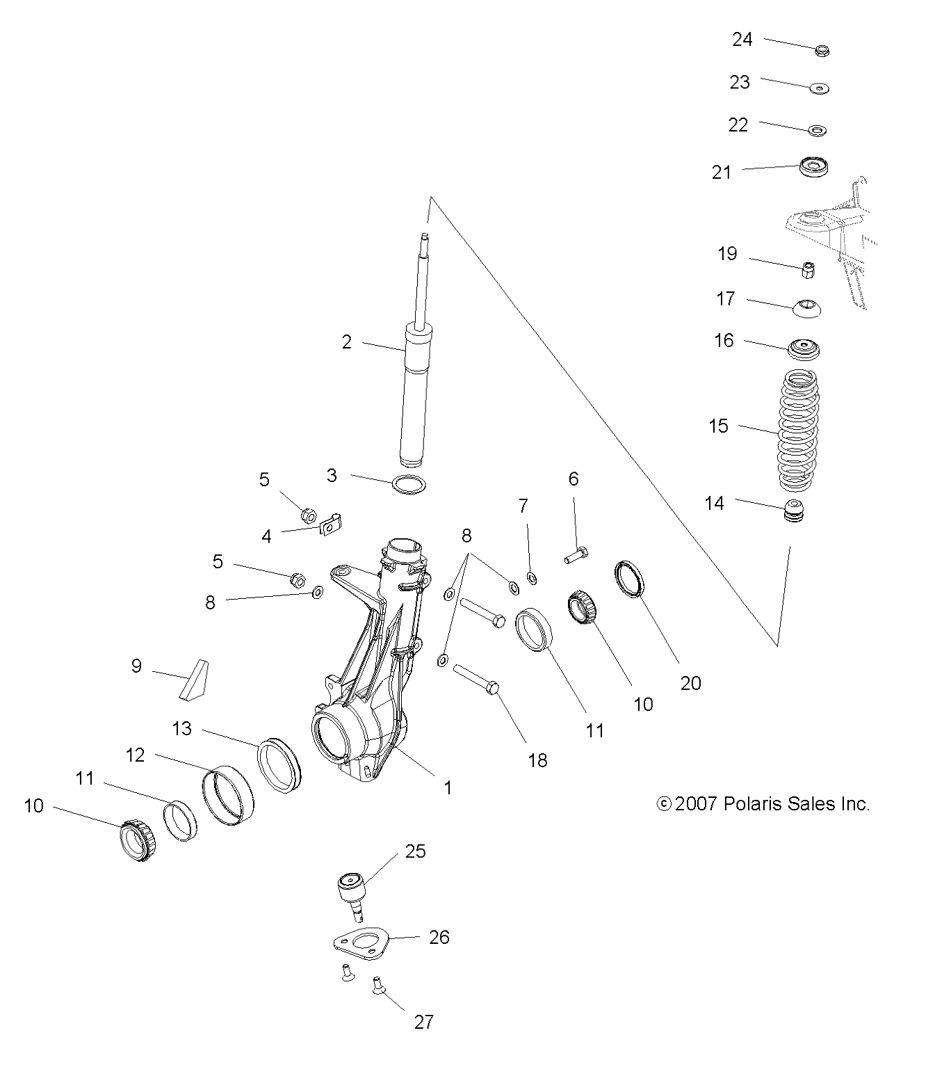 Part Number : 1822822 ASM-HUBSTRUT RH