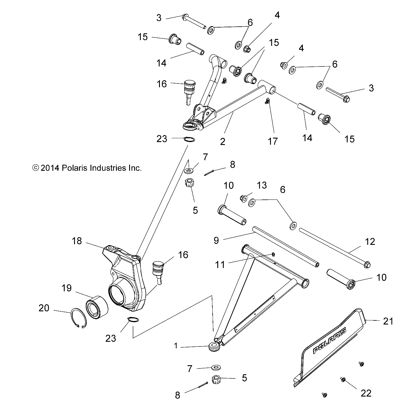 Part Number : 1824218 ASM-STEERING KNUCKLE RH