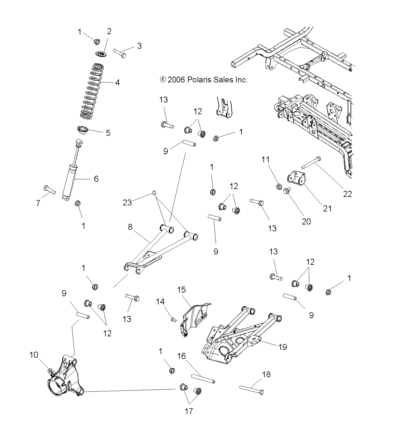 Part Number : 1015849-067 CONTROL ARM WELD  UPPER  RIGHT