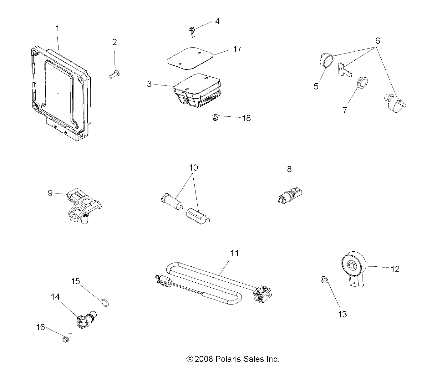 Part Number : 4012561 ELECTRIC CTRL MODULE (ECM) SPO