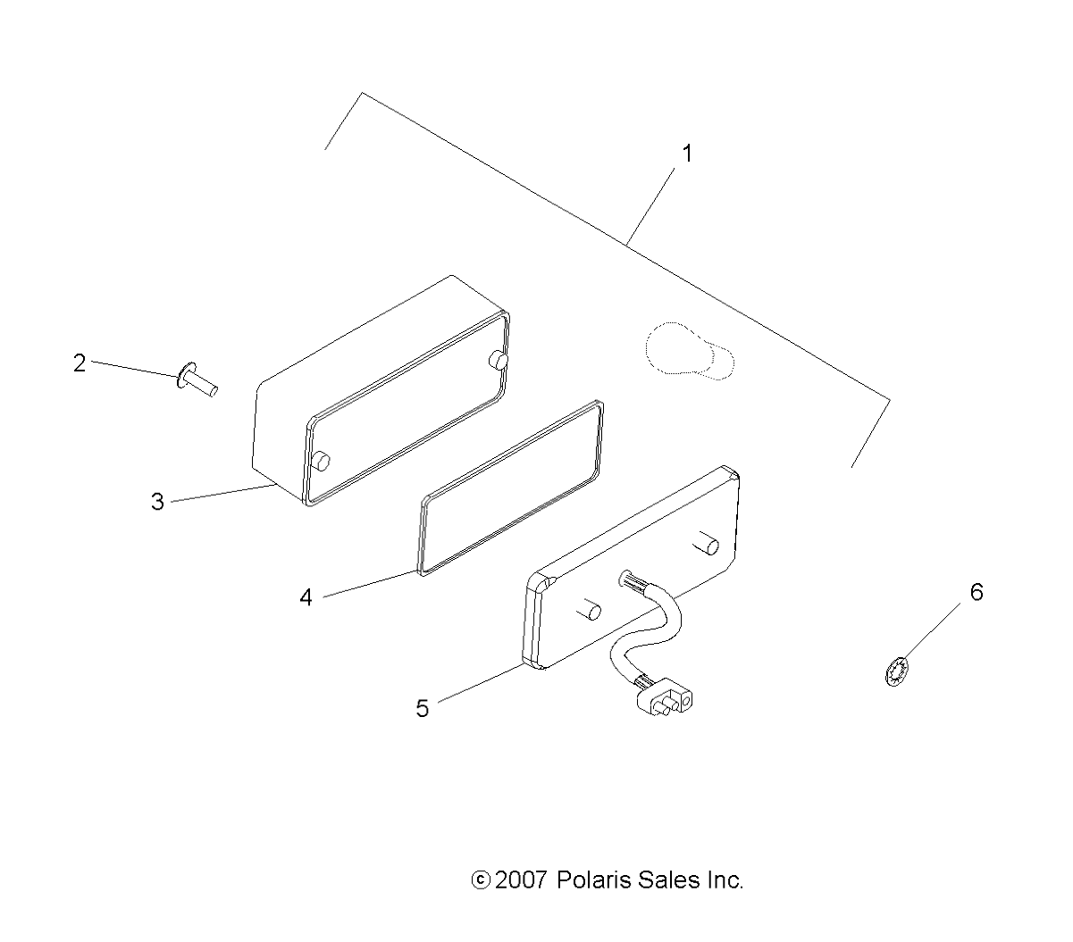 Foto diagrama Polaris que contem a peça 4032085