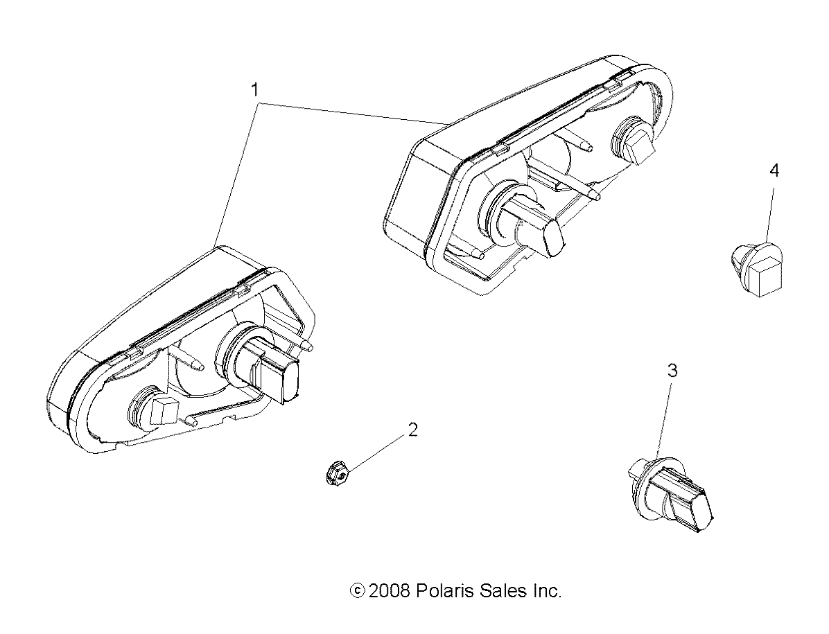 Part Number : 2413068 ASM-STOP TAIL TRN ECE NO RF RH