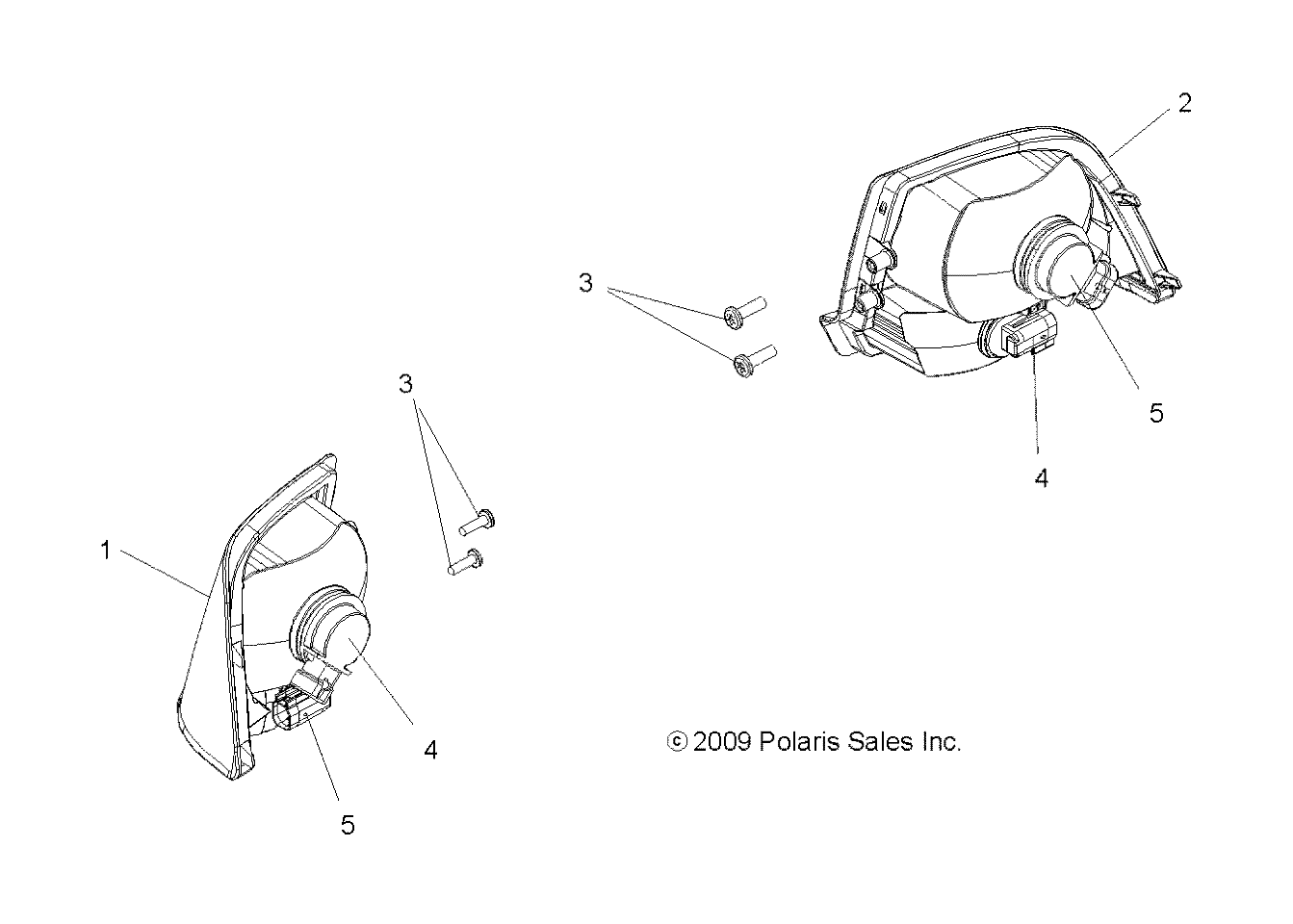 Foto diagrama Polaris que contem a peça 4011102