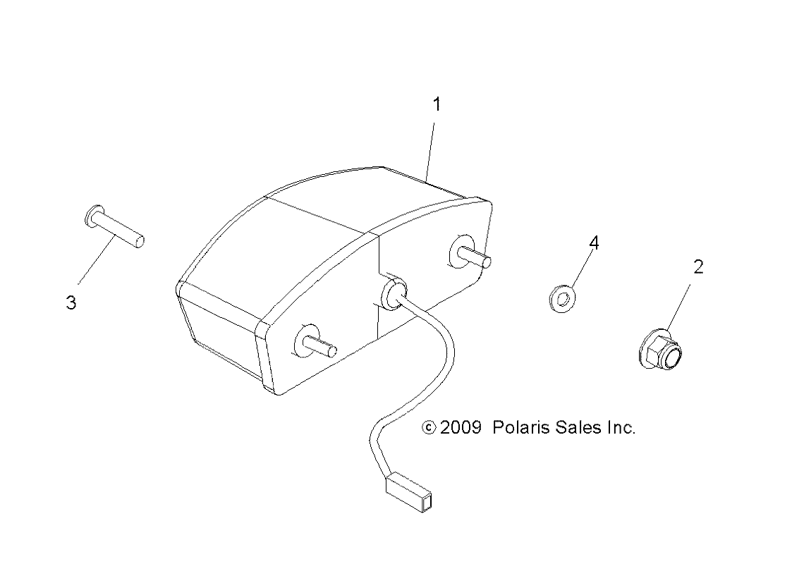 Foto diagrama Polaris que contem a peça 2410893