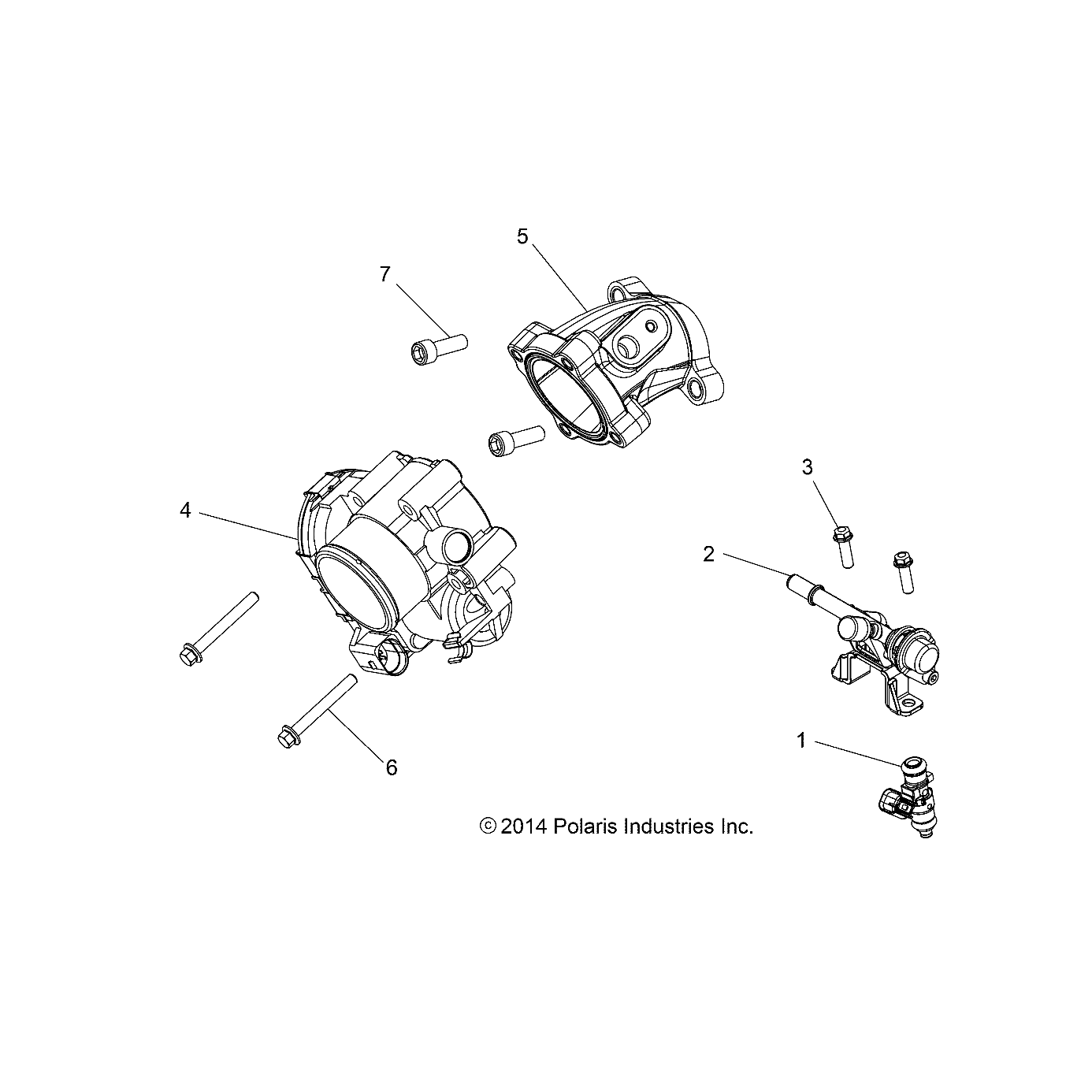 Part Number : 2521403 1 CYLINDER FUEL RAIL