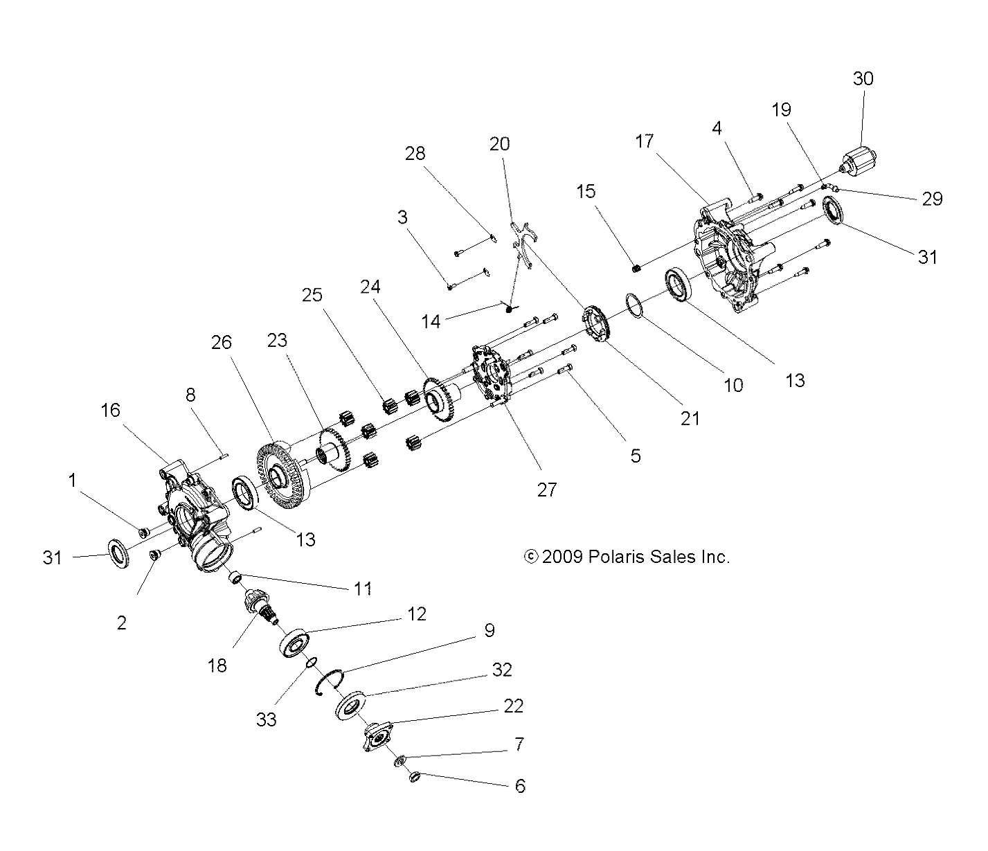 Foto diagrama Polaris que contem a peça 3233554