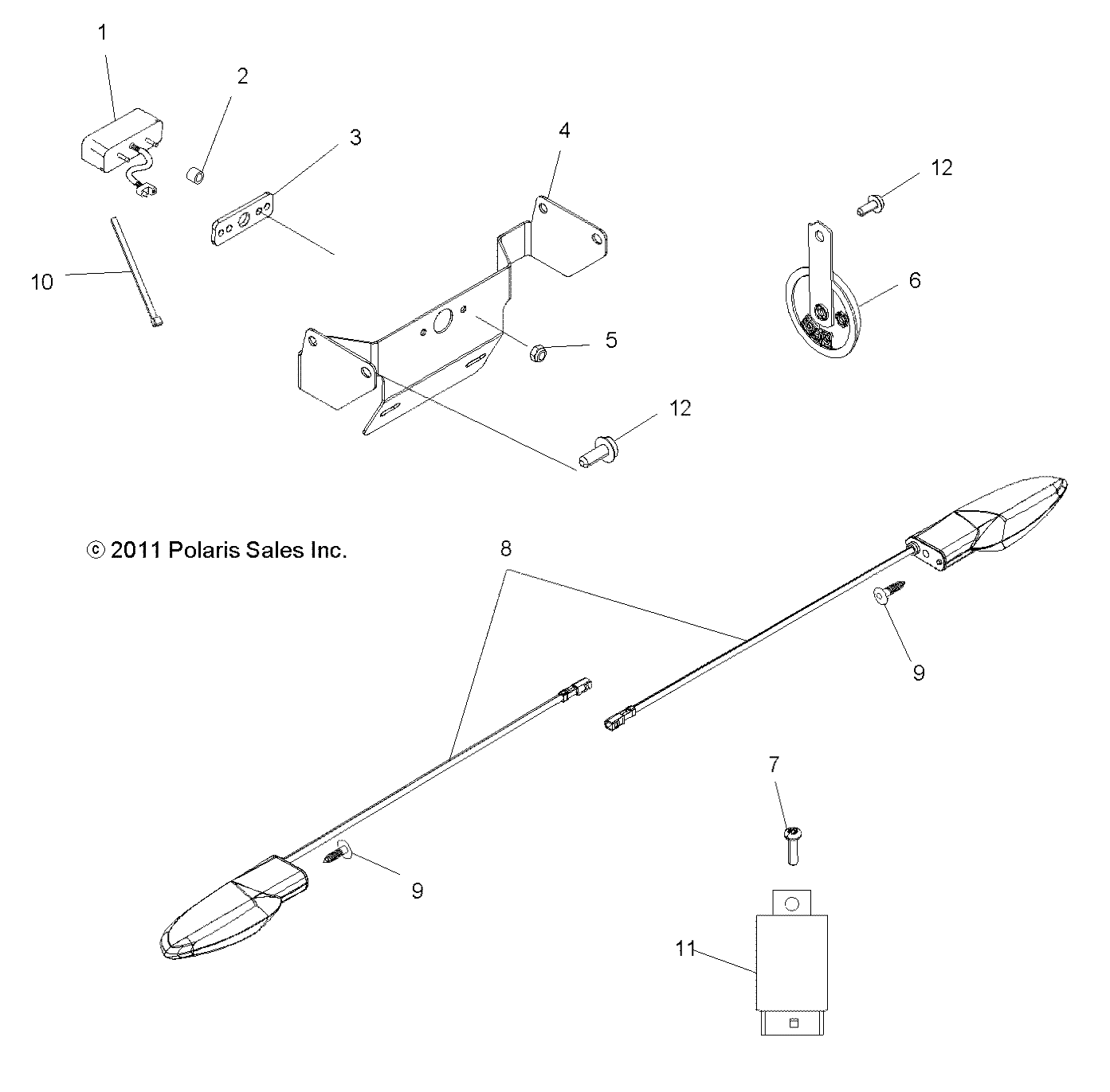 Foto diagrama Polaris que contem a peça 5251799-067