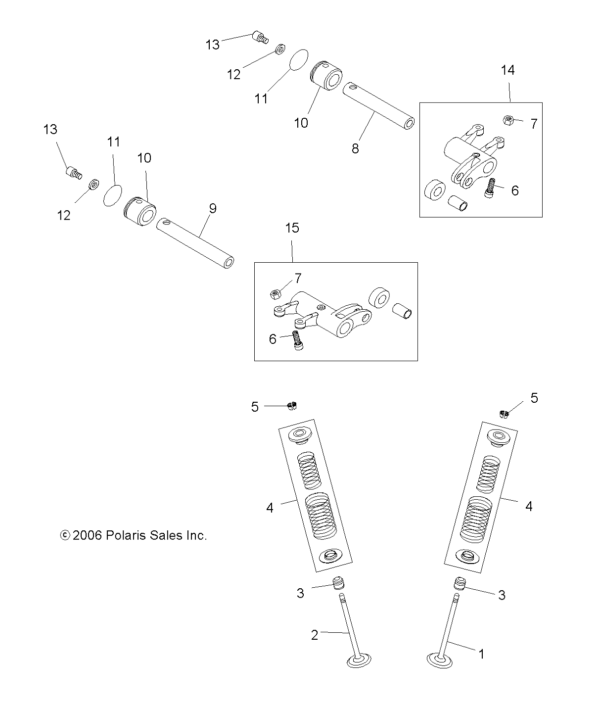 Part Number : 3021854 SHAFT-ROCKER ARM EXHAUST