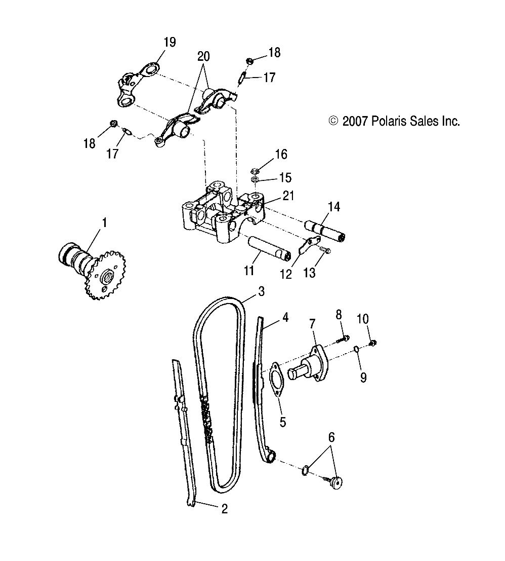 Part Number : 0452406 CAM SHAFT ASSEMBLY