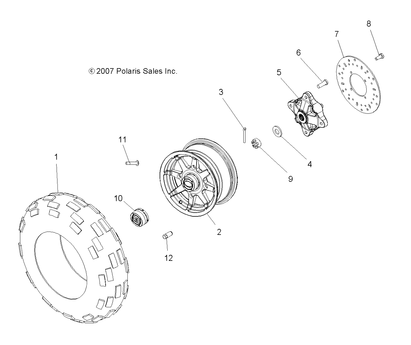 Part Number : 2875235 TIRE-EXECUTIONER 25X8-12__K30