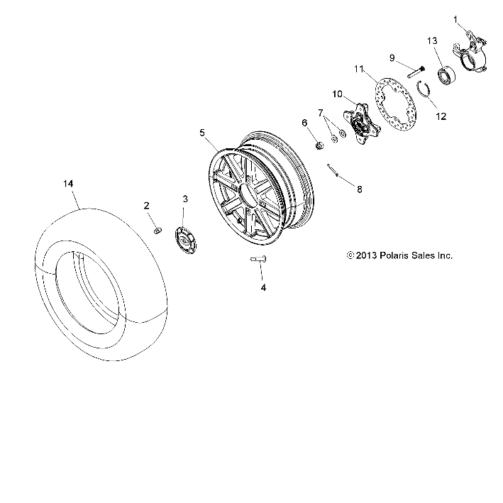 Part Number : 5414328 REAR RADIAL E-MARK 489 AT TIRE