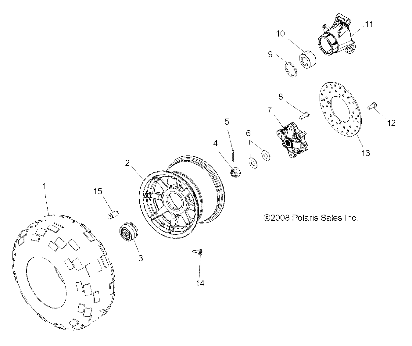 Part Number : 5252766 DISC-BRAKE REAR TRACTOR