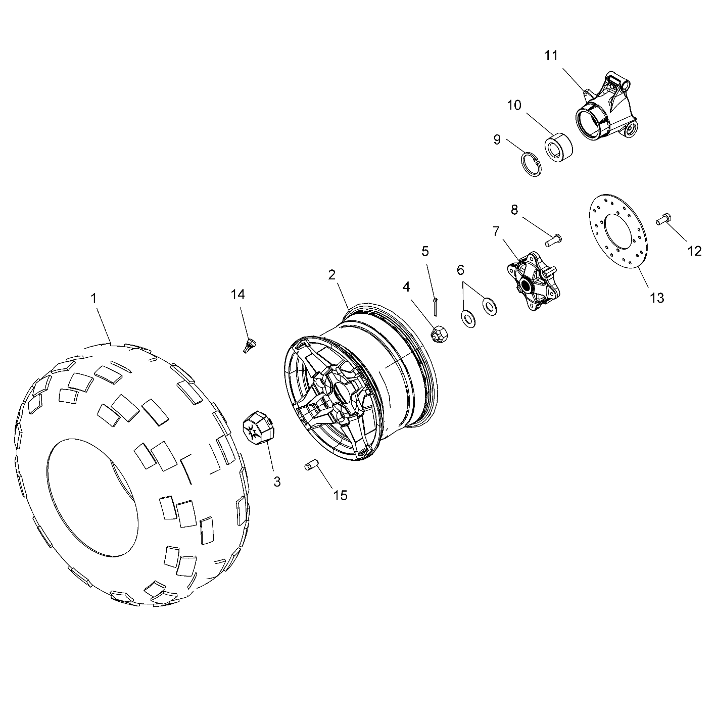 Part Number : 5414828 TIRE  AT26 X 11 R14  PXT