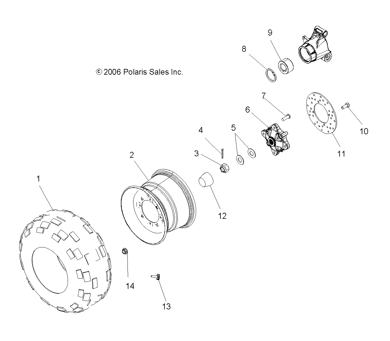 Part Number : 5135657 HUB-WHEEL REAR MACH