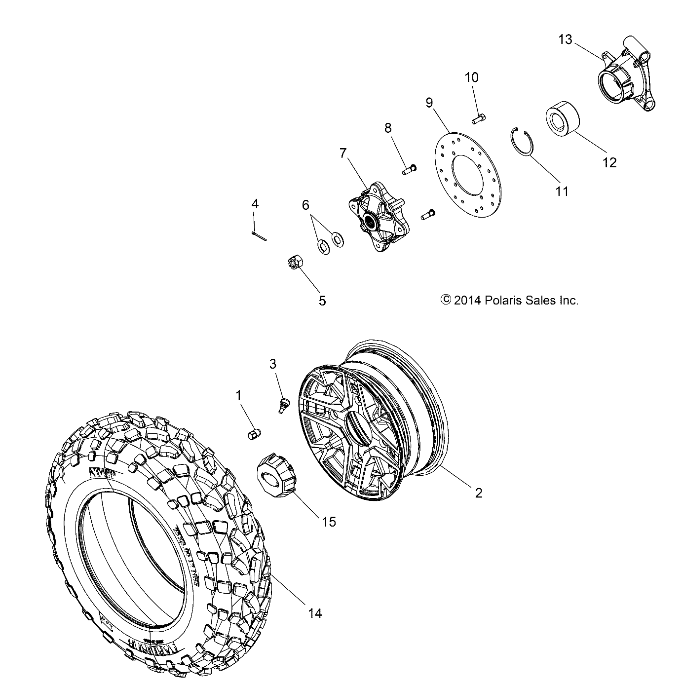 Part Number : 1522362-067 RIM CAST  REAR  12 X 5.5  GS B