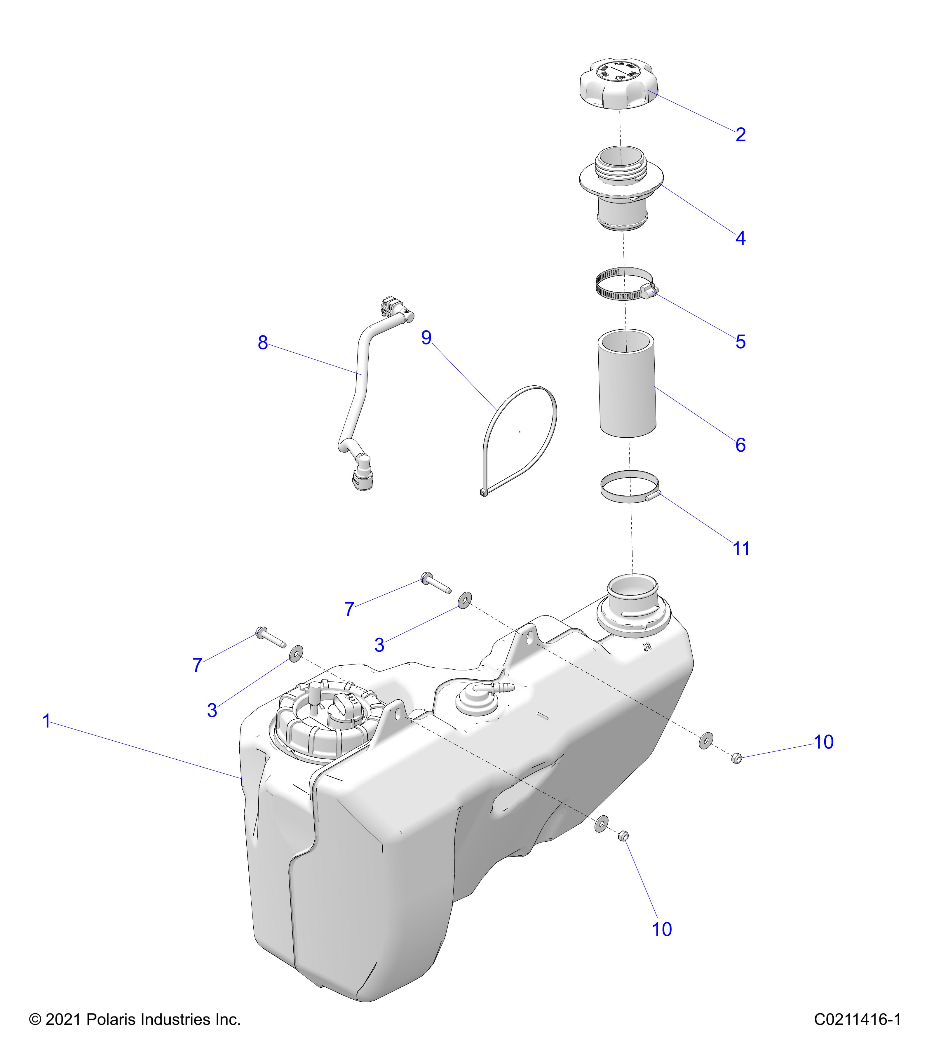 Part Number : 5413142 FUEL FILL HOSE