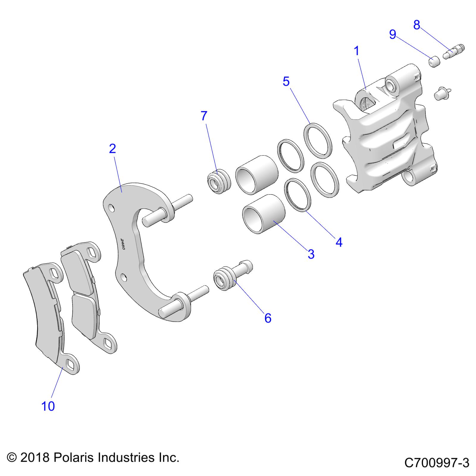 Part Number : 1912035 CALIPER ASSEMBLY MOUNT  REAR