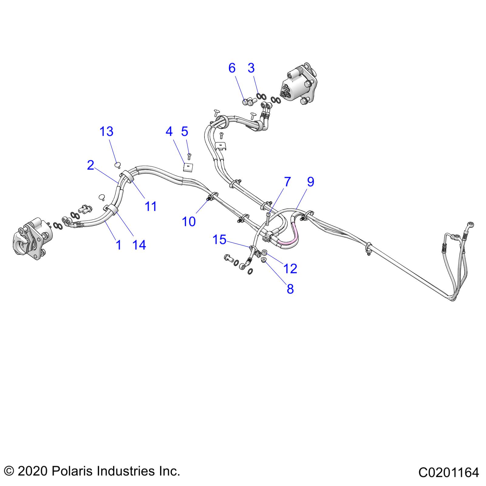 Foto diagrama Polaris que contem a peça 7081869