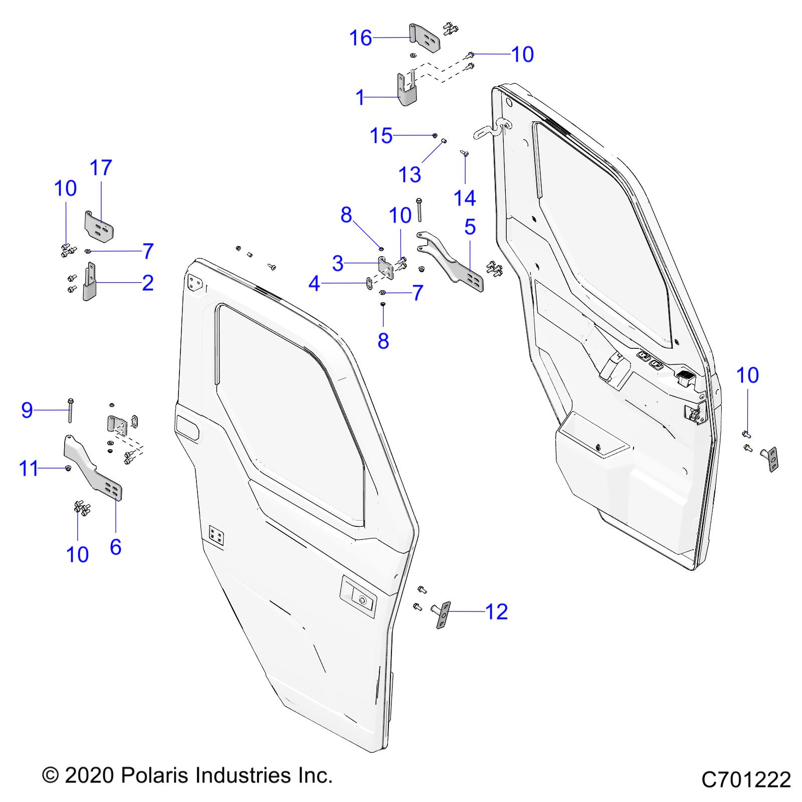 Part Number : 2207717 K-HRDWR SVC STRIKER ZS