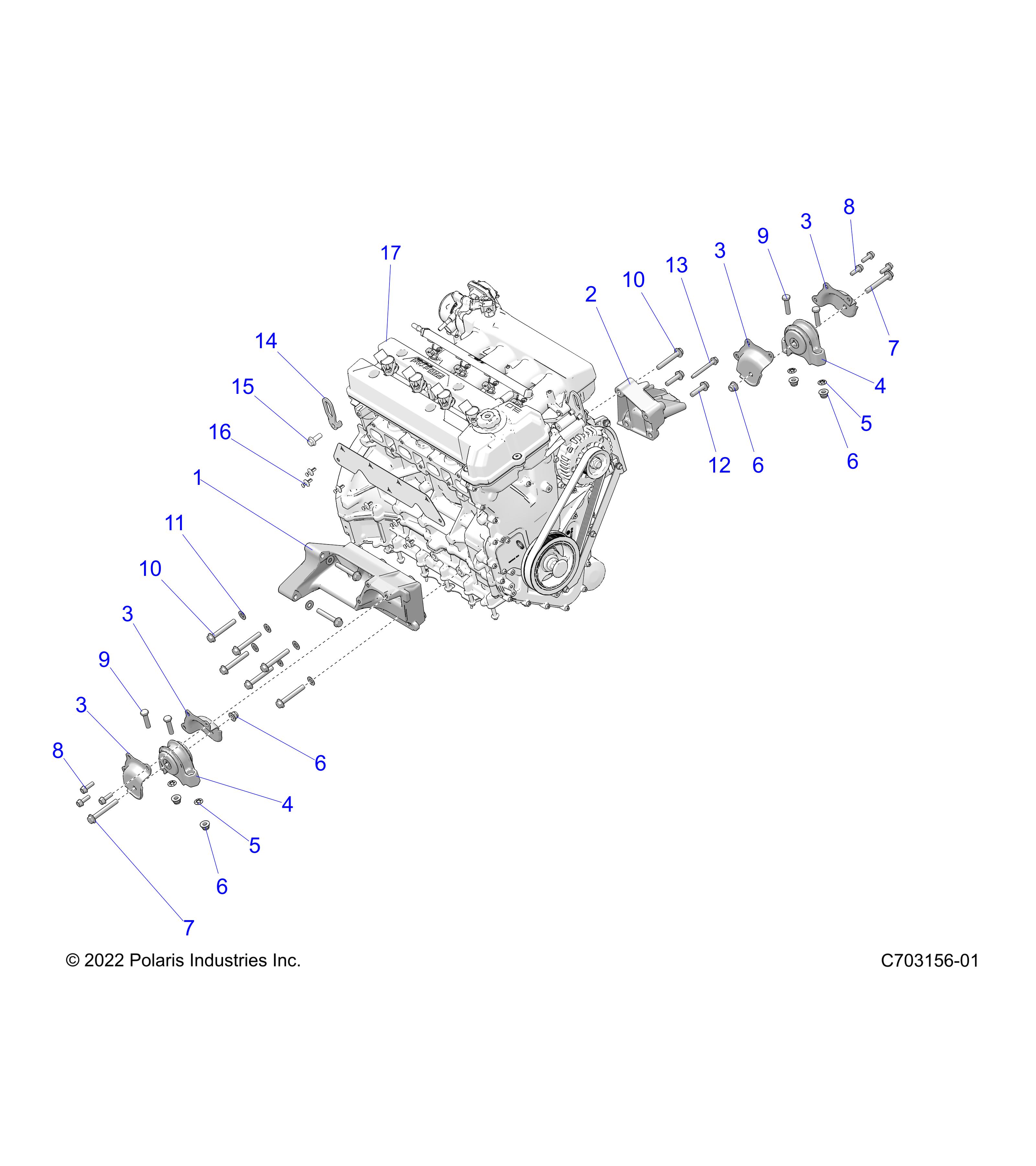 Part Number : 1334112 MOUNT-ISOLATOR G4