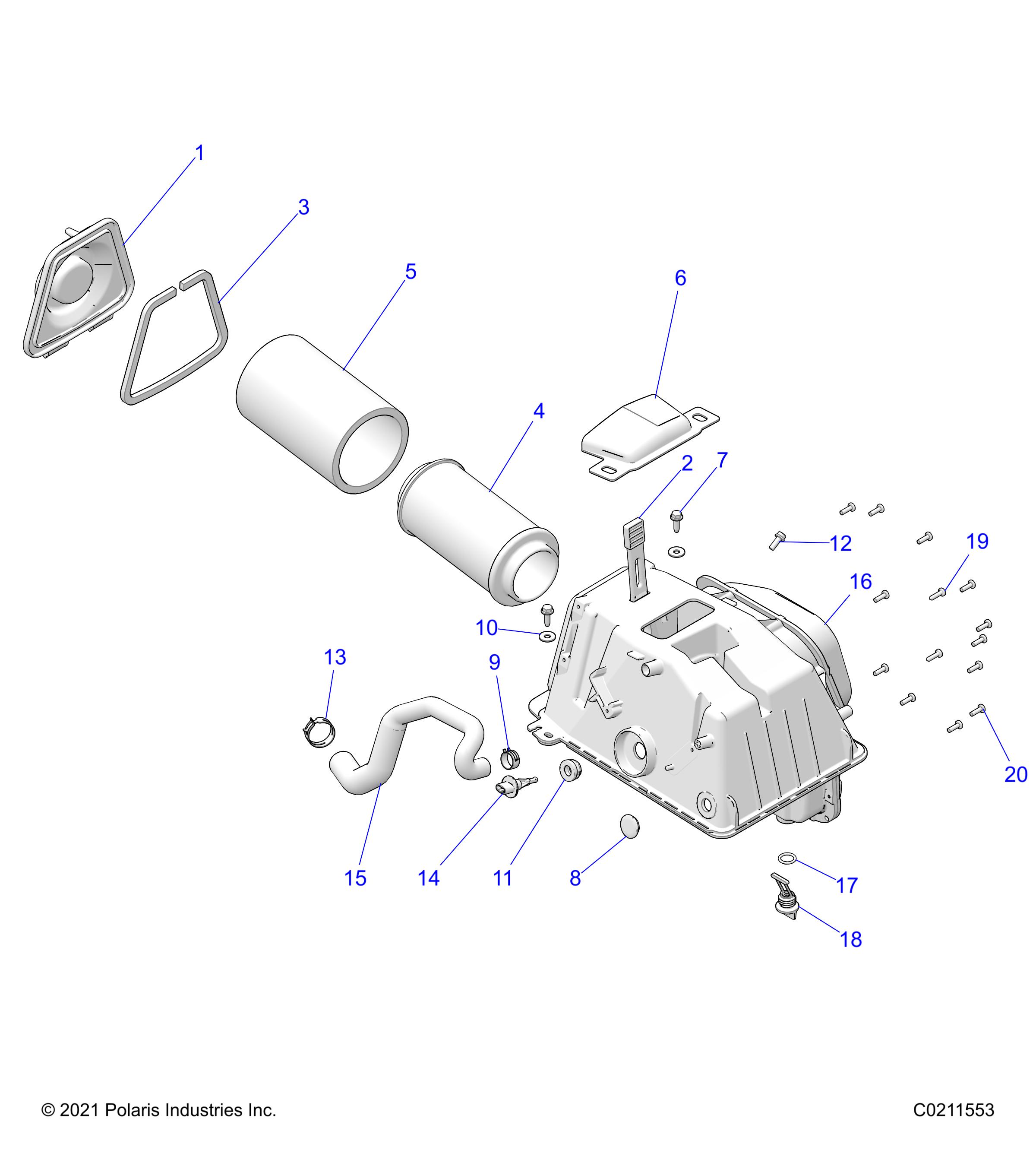 Part Number : 5438983 AIRBOX COVER