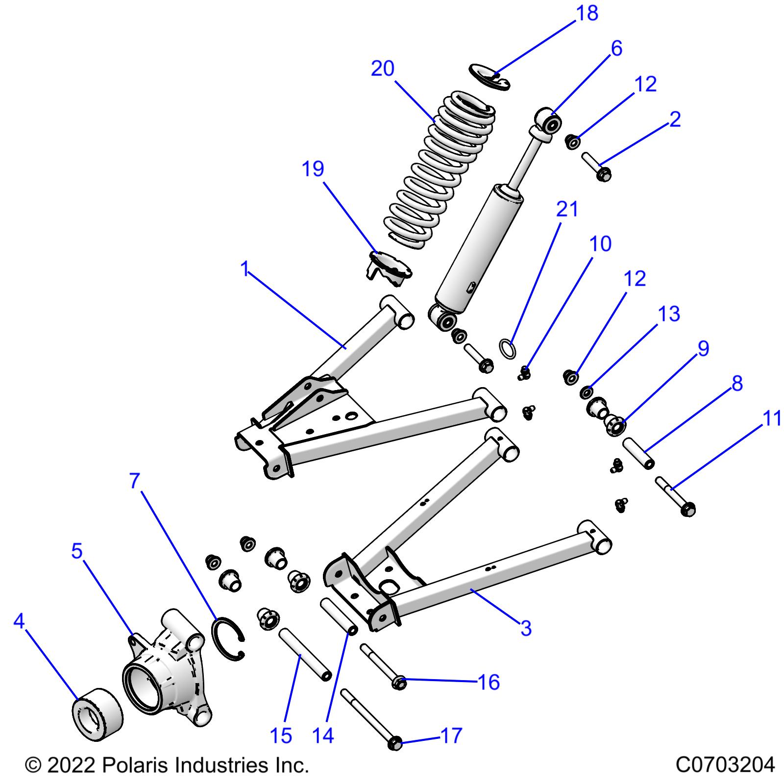 Part Number : 5138502 RIGHT HAND WHEEL BEARING CARRI