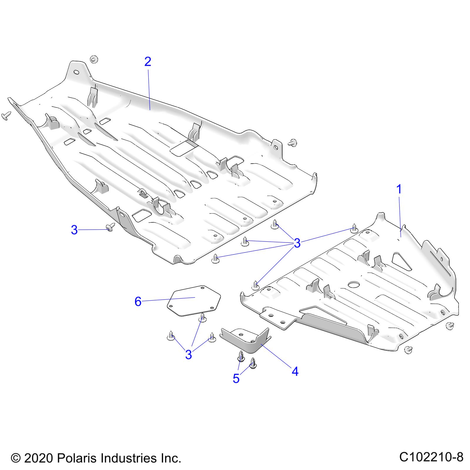 Foto diagrama Polaris que contem a peça 7518936