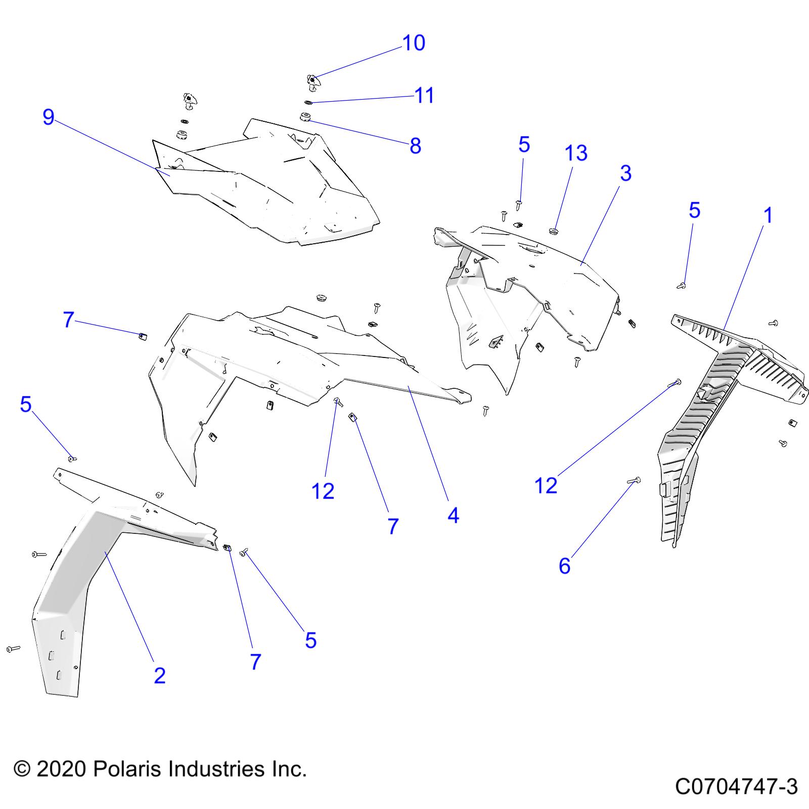 Part Number : 5457312-599 HOOD-CENTER NYLON WHITE