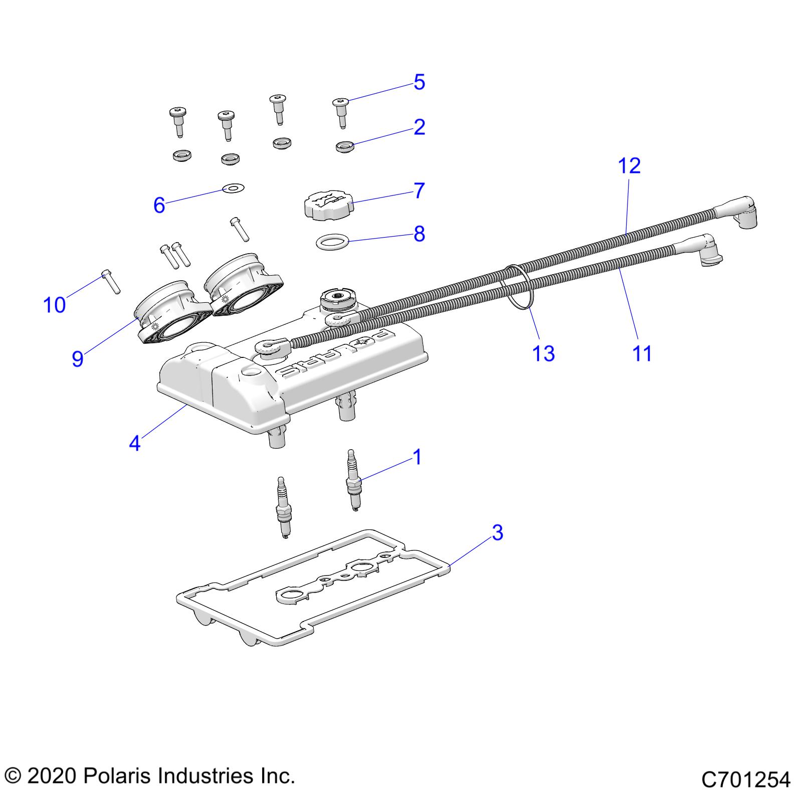 Part Number : 4018016 WIRE-SPARKPLUG MAG