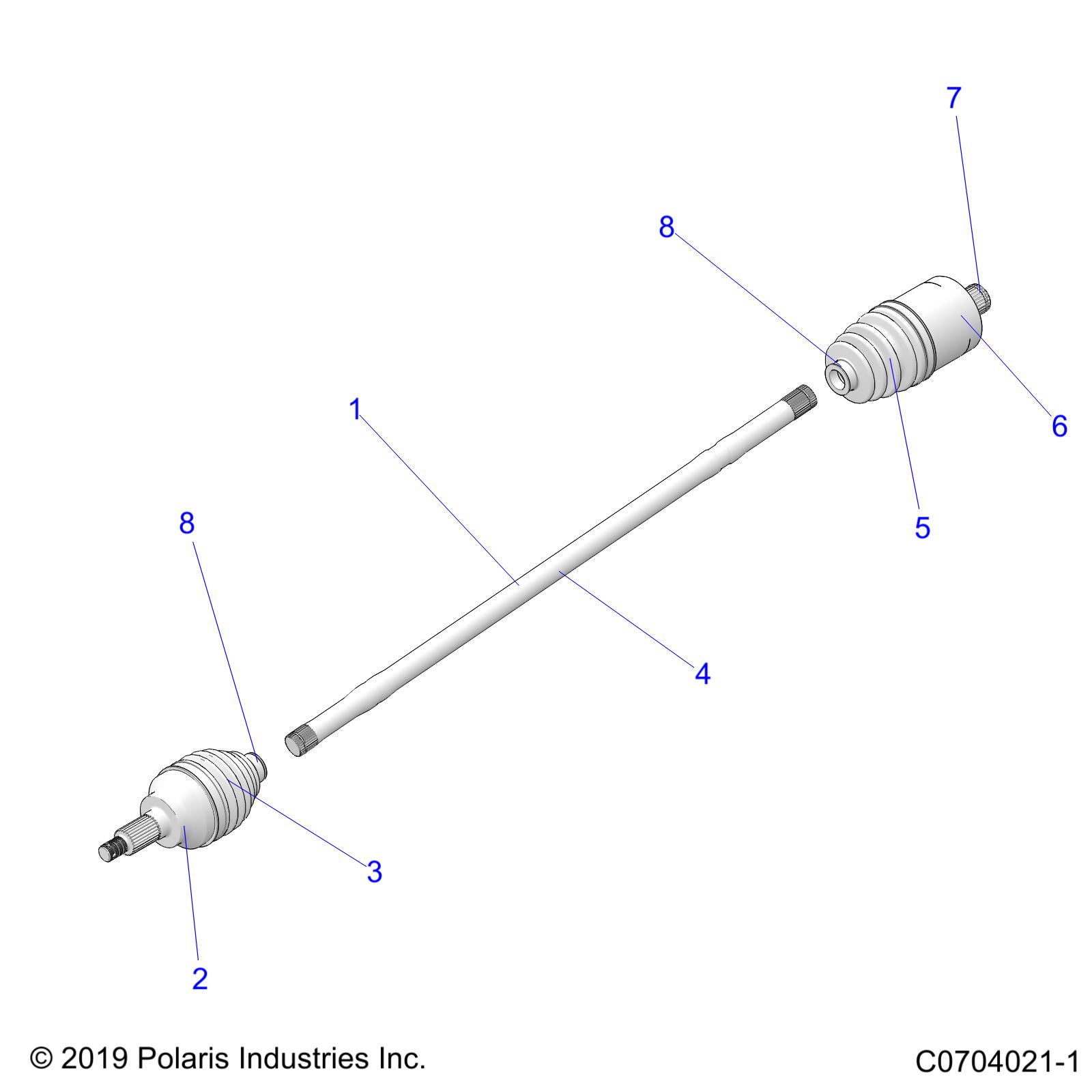 Foto diagrama Polaris que contem a peça 3236303