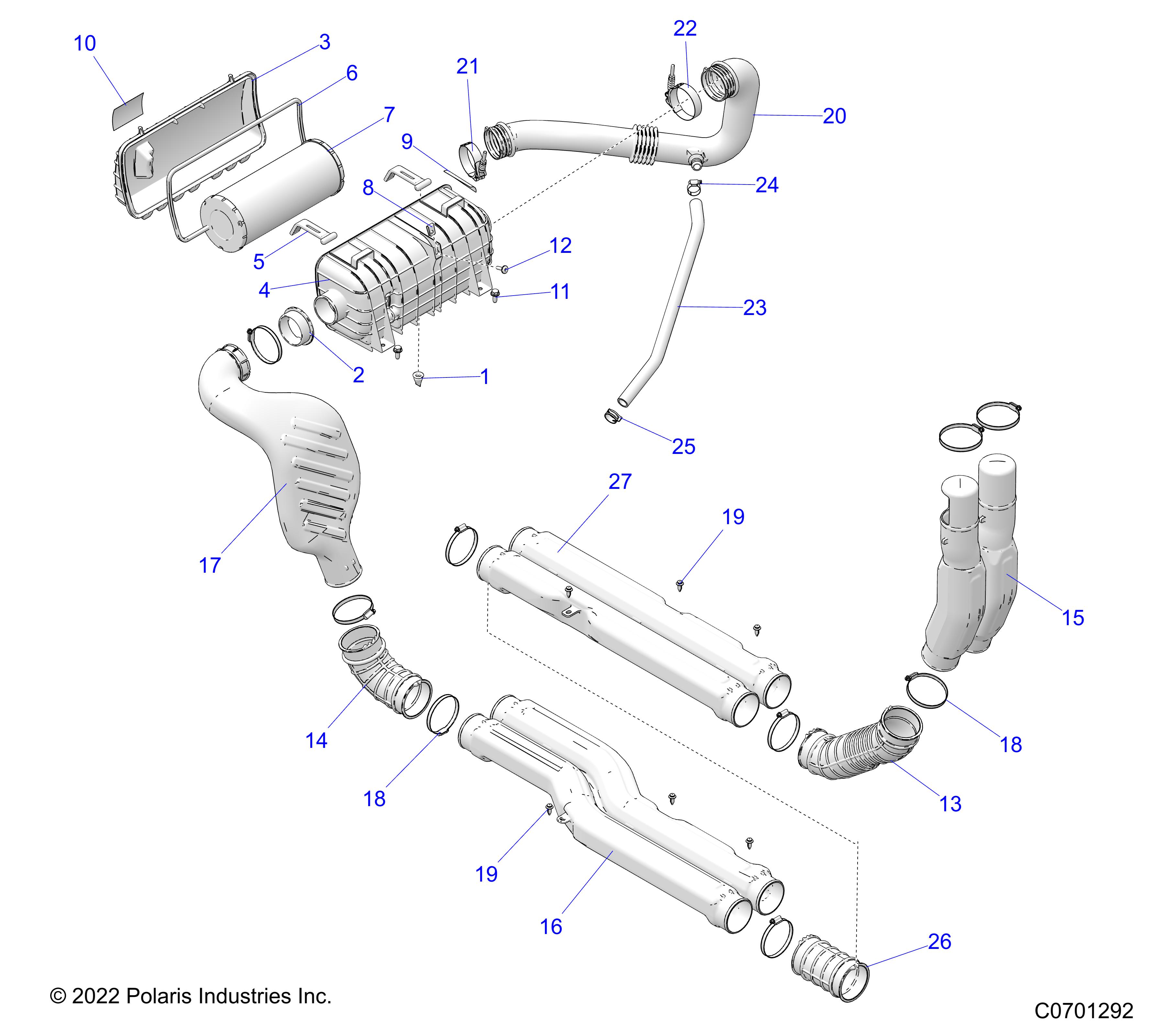 Part Number : 5452856 DUCT-INTAKE FLOOR