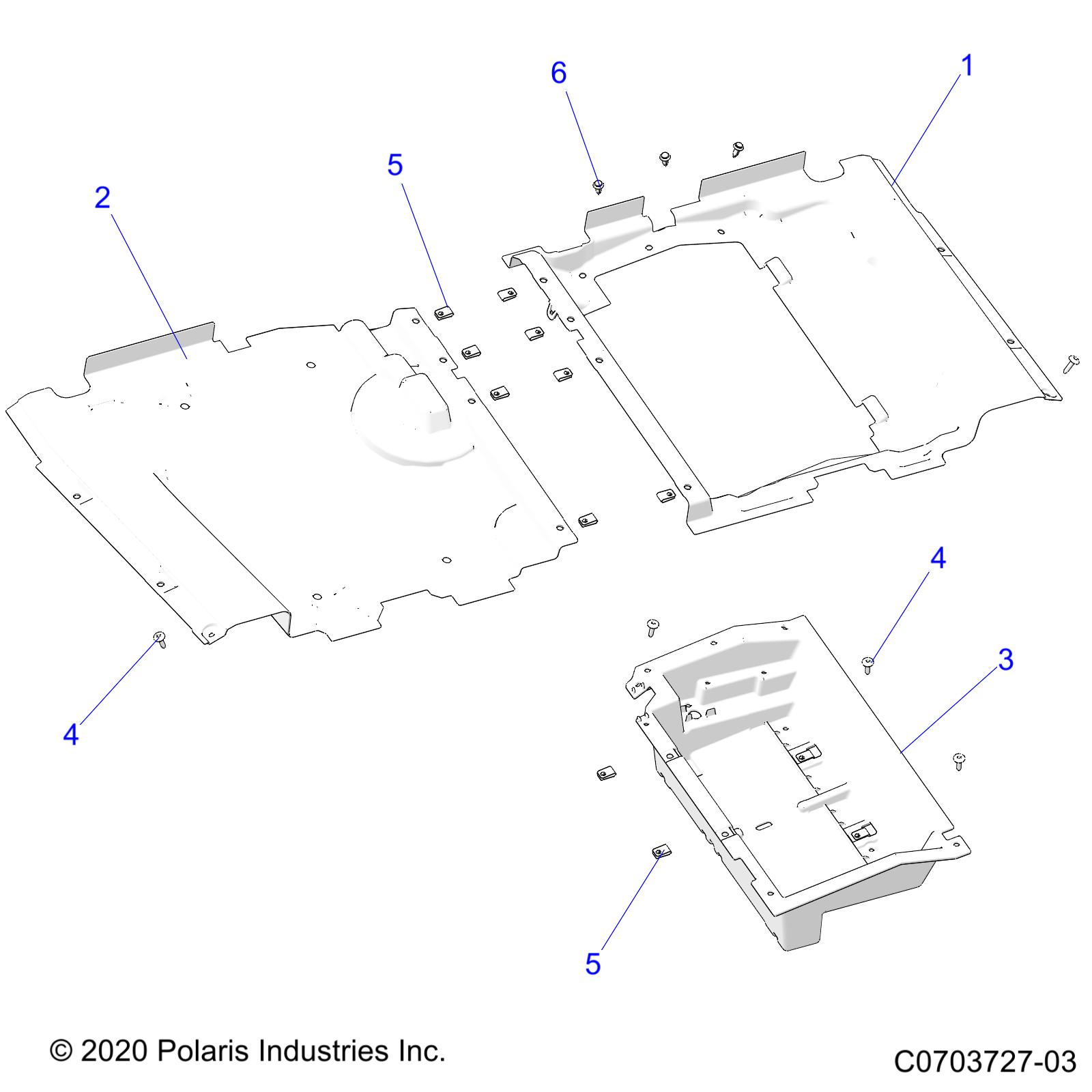 Foto diagrama Polaris que contem a peça 5456319-070