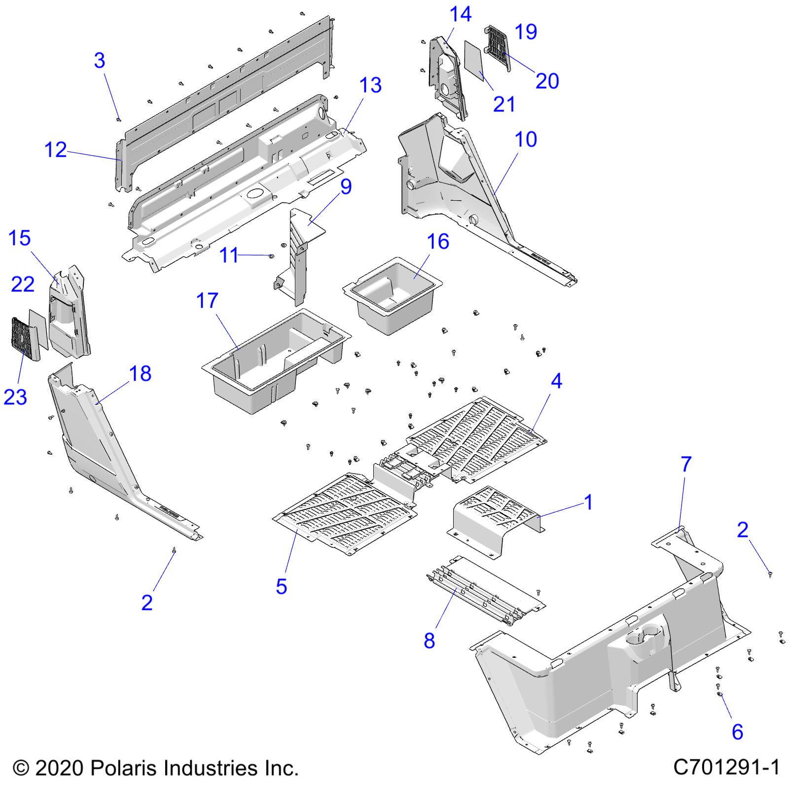 Part Number : 2637226-070 FENDER INTAKE ASM REAR RIGTH G