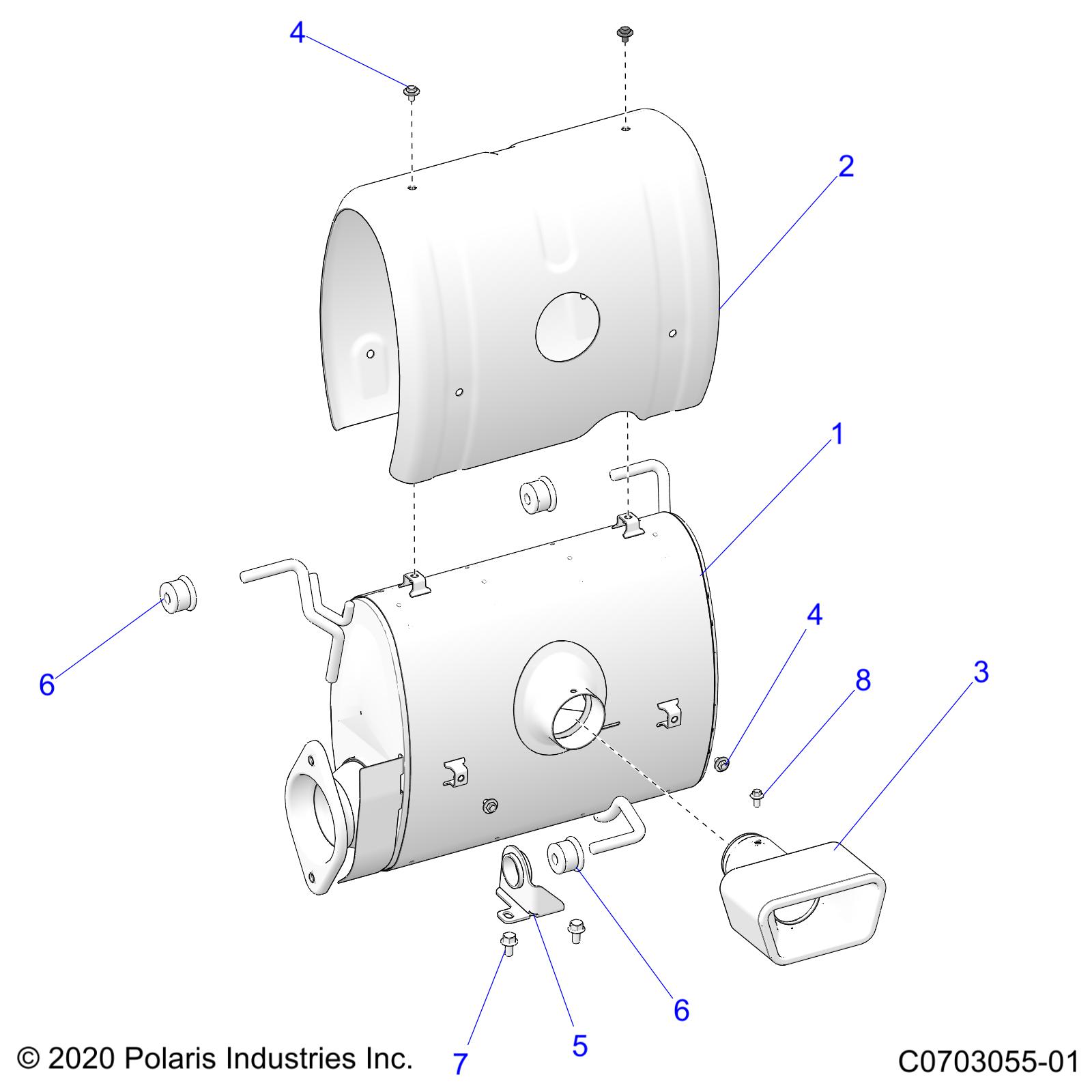 Part Number : 1263685 ASM-SILENCER