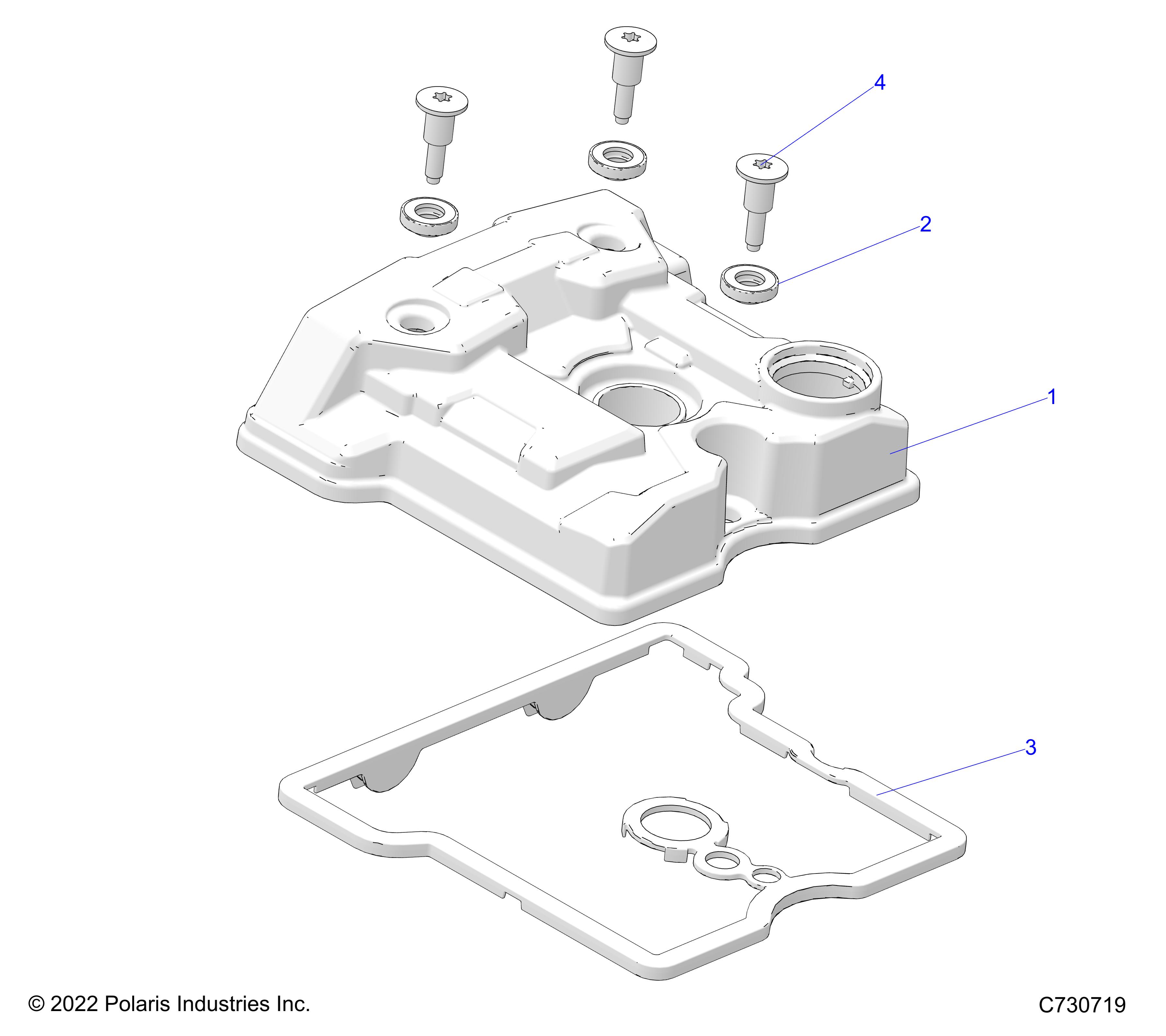 Part Number : 5632598 VALVE COVER