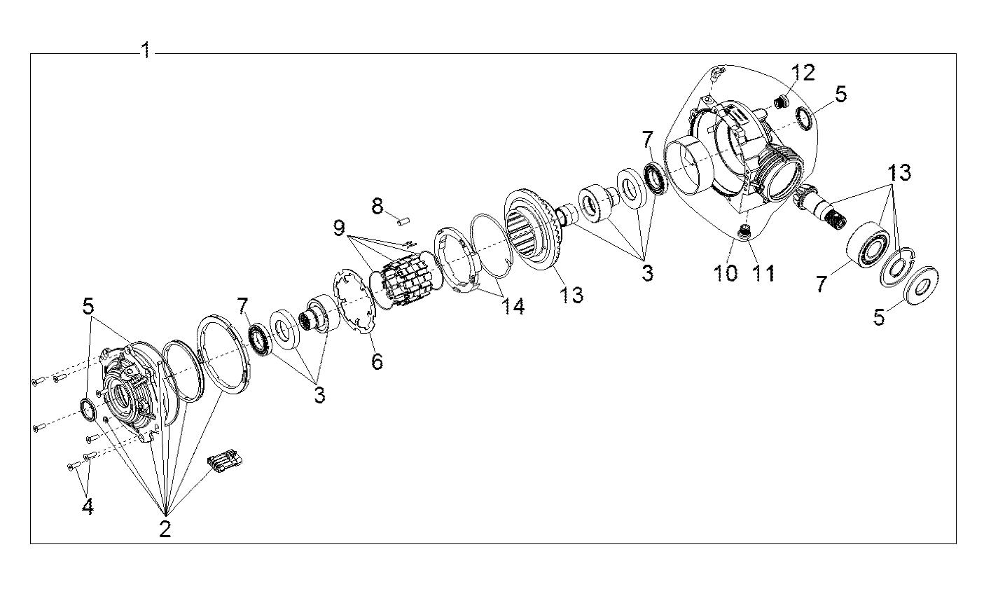 Part Number : 3235623 PINION GEAR HOUSING ASSEMBLY K