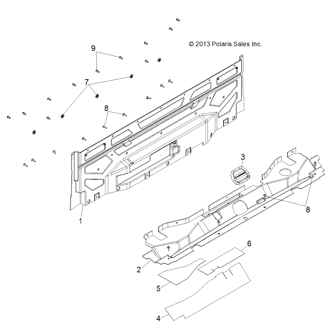 Part Number : 5813944 FOIL-CLOSEOFF FRONT